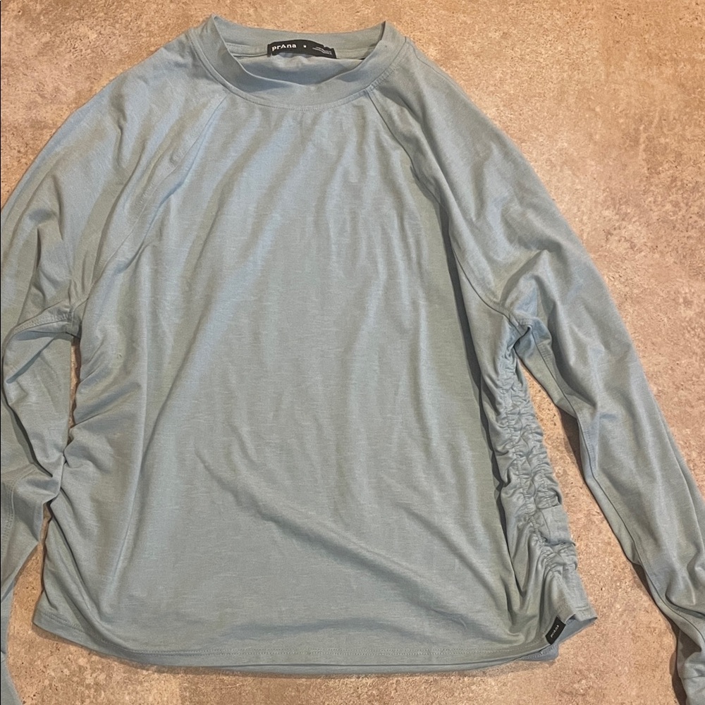 Prana Light Green Long Sleeve Top